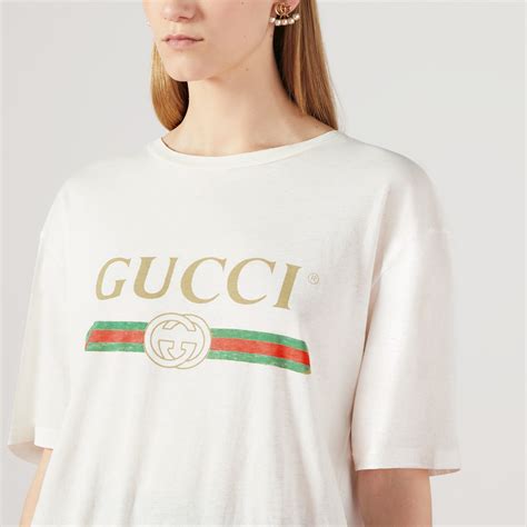 gucci plain white shirt|gucci oversized t shirt dress.